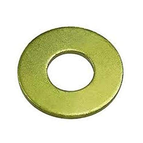 Small Parts Grade 8 steel flat washer, yellow zinc chromate plated, 3/4-inch screw size, pack of 25