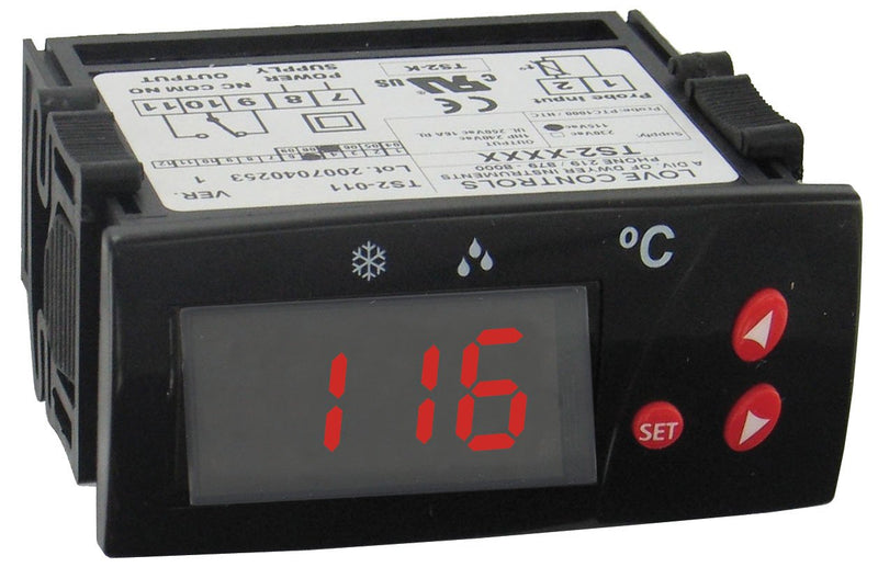 [Australia - AusPower] - Dwyer Love Series TS2 Digital Temperature Switch, Red Display, 110 VAC Supply Voltage, °F display 