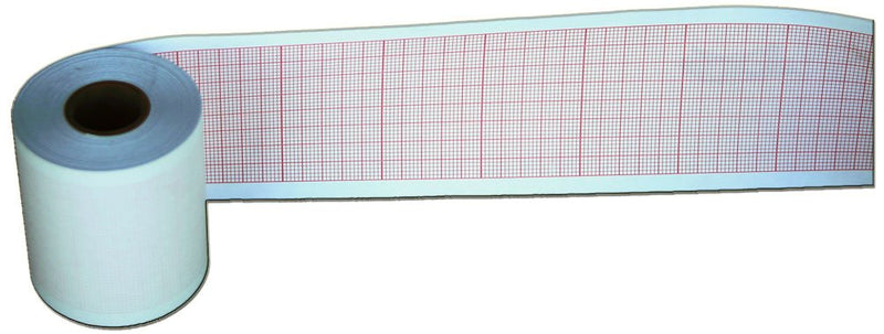 [Australia - AusPower] - Contec 80A ECG Chart Paper, 50mm X 20m - 10 Rolls 