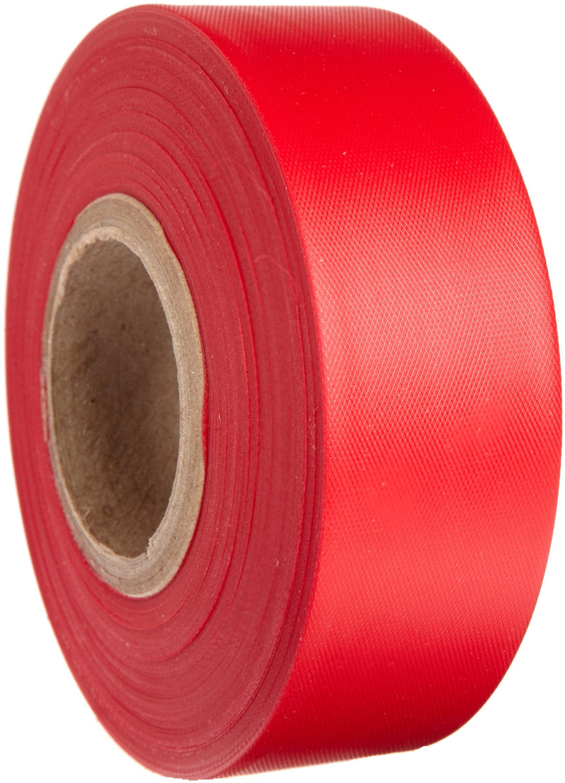 [Australia - AusPower] - Brady Red Flagging Tape for Boundaries and Hazardous Areas - Non-Adhesive Tape, 1.188" Width, 300' Length (Pack of 1) - 58346 1-3/16" X 300' 