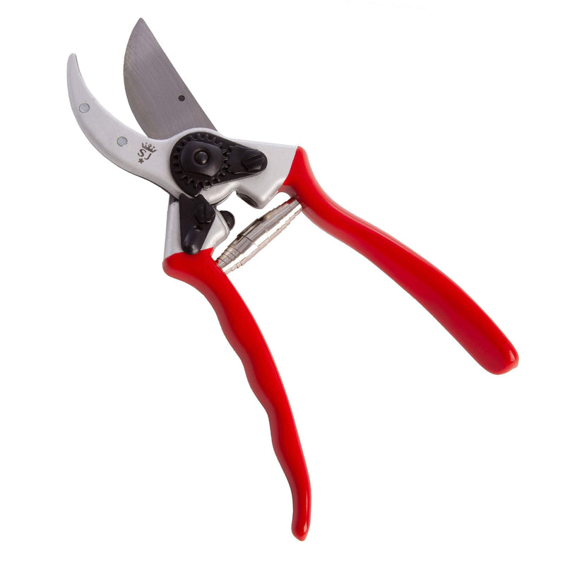 Spear & Jackson CUTTINGSET4 Razorsharp Professional Heavy Duty Bypass Secateurs and Leather Holster Set, Bypass & Holster, Red