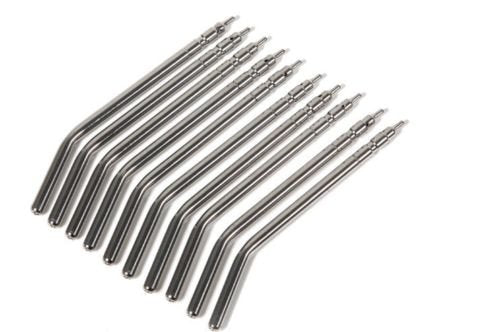 [Australia - AusPower] - 10pcs Metal Alloy Nozzles/Tips/Tube for 3-Way Air Water Spray Syringe 