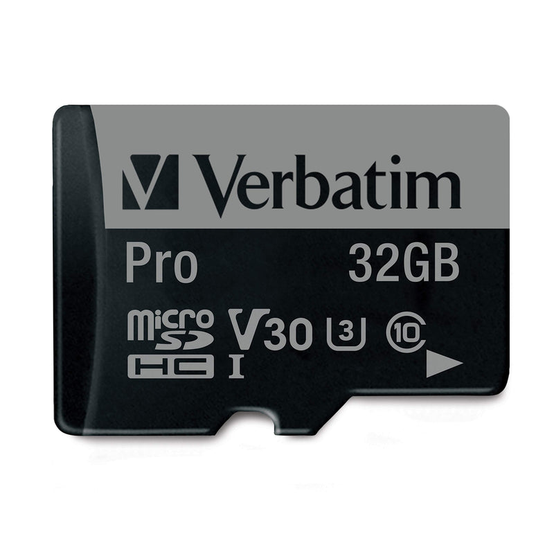[Australia - AusPower] - Verbatim 32GB Pro 600X microSDHC Memory Card with Adapter, UHS-I U3 Class 10 