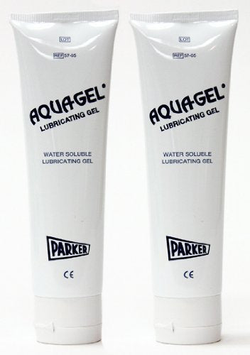 [Australia - AusPower] - Aquagel Lubricating Jelly 5 oz Tube - Parker Laboratories - (Pack of 2) 