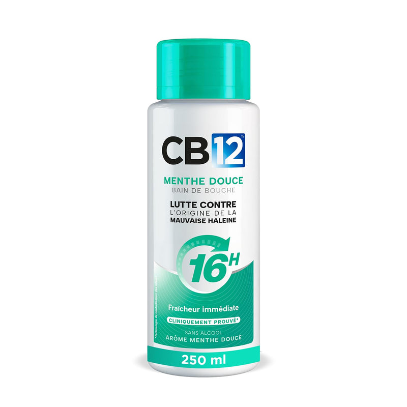 CB12 Mild Mint Menthol Mouthwash (250ml) Single 250 ml (Pack of 1)