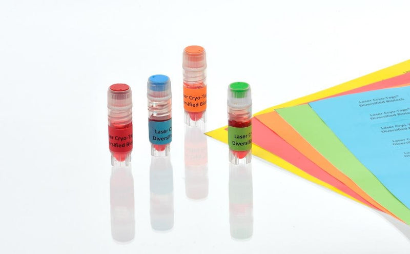 [Australia - AusPower] - Diversified Biotech LCRY-1100 Polyolefin Cryo-Babies Laser Label, Use with Cryovials, 0.75" Width x 1.69" Length, White (Pack of 1040) 