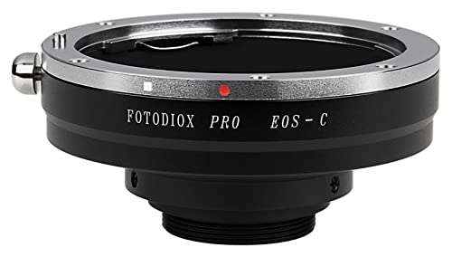 Fotodiox Pro Lens Mount Adapter Compatible with Canon EOS EF and EF-S Lenses to C-Mount Cameras