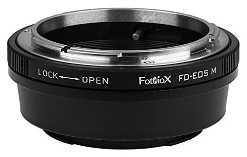 Fotodiox Lens Mount Adapter - Compatible with Canon FD & FL 35mm SLR Lenses to Canon EOS M (EF-M) Mount Mirrorless Cameras Canon FD/FL Standard