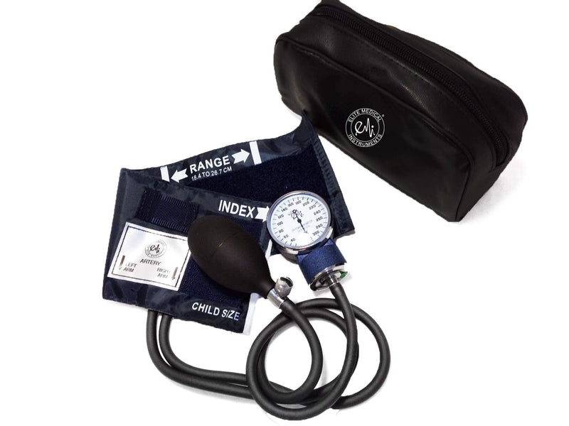 [Australia - AusPower] - EMI Pediatric Aneroid Sphygmomanometer Manual Blood Pressure Monitor with Child Sized Cuff (Fits arms Size: 18.4 cm to 26.7 cm) and Carrying Case EBC-215 Child Cuff Only 