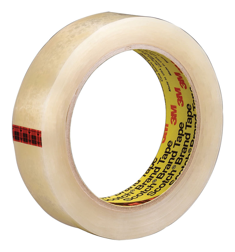3M Scotch Light Duty Packaging Tape 600 Clear High Clarity, 1 in x 72 yd