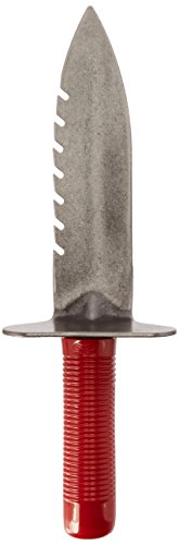 Titoland Lesche digging tool and sod cutter with serrated left side and protective sheath
