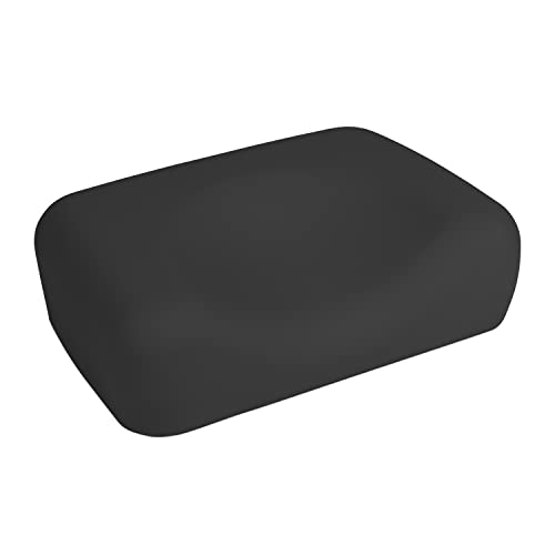 Baagialdic Deluxe Black Contour Tanning Bed Pillow, closed cell neck and cervical support pillow for tanning beds.