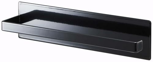 Yamazaki 7128 Magnetic Kitchen Paper Holder, Black, Approx. W 2.4 x D 2.0 x H 9.6 inches (6 x 5.2 x 24.5 cm), Tower, Can Be Placed in Either Vertical or Horizontal Orientation, Kitchen Paper, Towel
