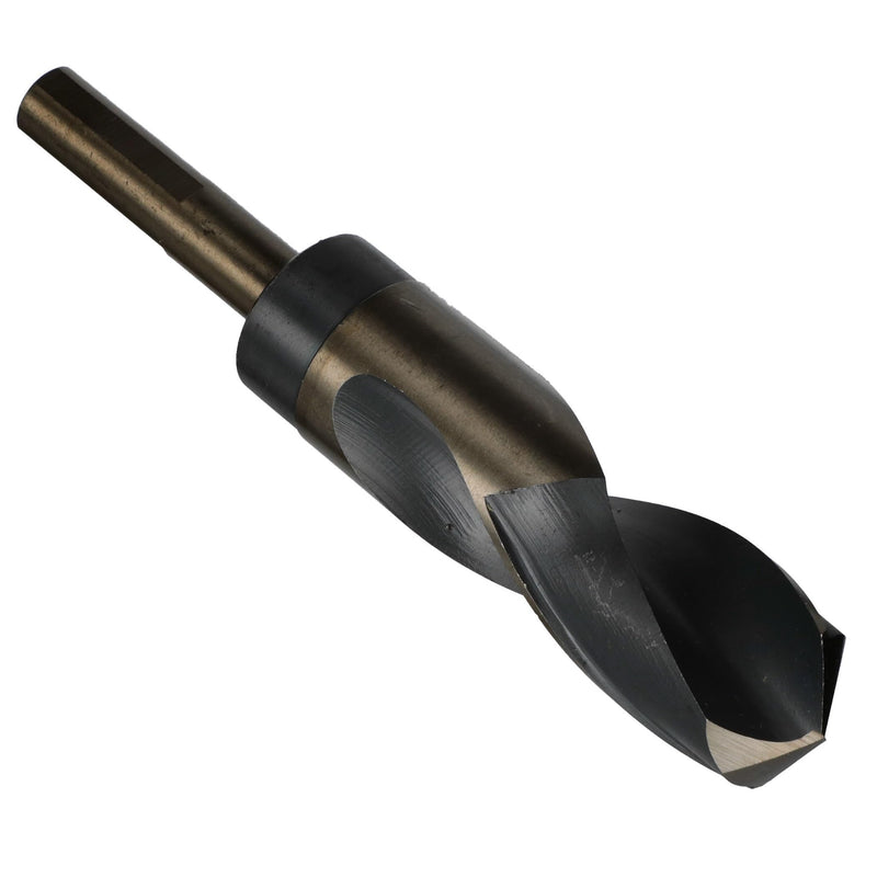 Drill America - KFDRSD1-1/8 1-1/8" Reduced Shank High Speed Steel Black & Gold KFD Drill Bit with 1/2" Shank, KFD Series 1-1/8"