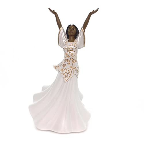 Ebony Treasures Praise Dancer: Joie, 9.5" Tall