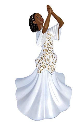 Ebony Treasures Praise Dancer: Shadiya, 8.5" Tall