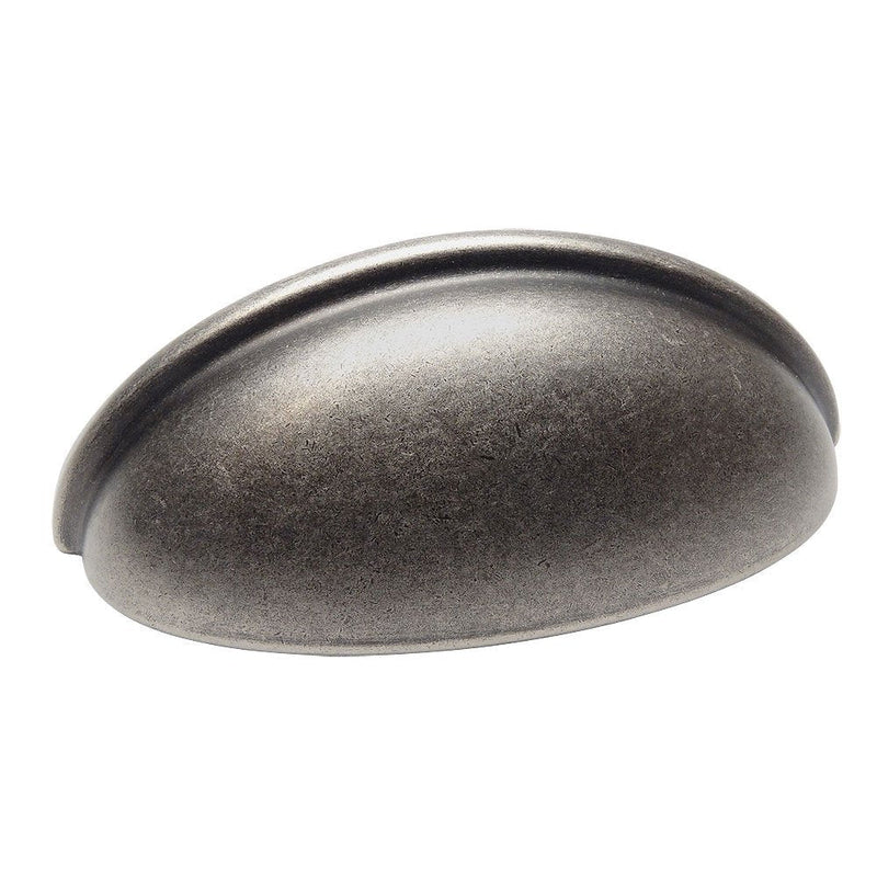 Cosmas 10 Pack 783WN Weathered Nickel Cabinet Hardware Bin Cup Drawer Cup Pull - 3" Inch (76mm) Hole Centers