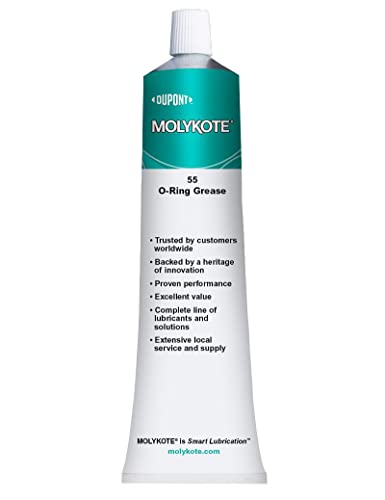 Dow Corning Molykote 55 O-ring grease, 5.3 oz industrial lubricant tube