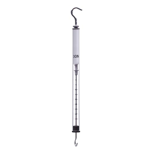 EISCO Economy Dynamometer spring balance, high-resolution 30N spring scales with clear measurement markings