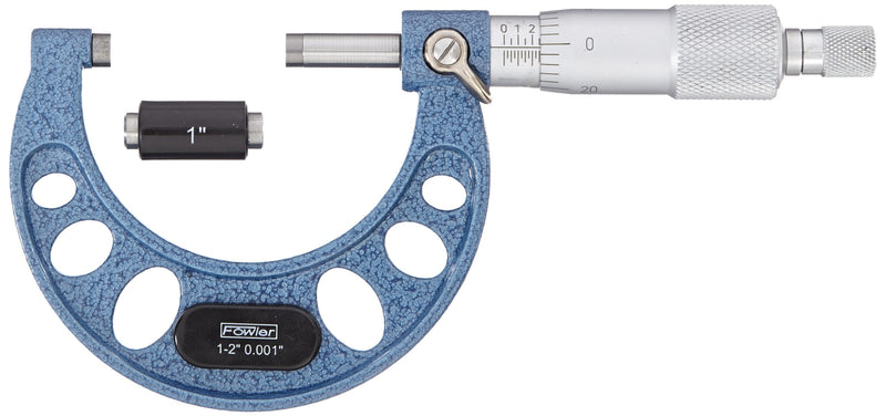 [Australia - AusPower] - Fowler 52-253-102-1, Premium Outside Inch Micrometer with 1-2" Measuring Range 