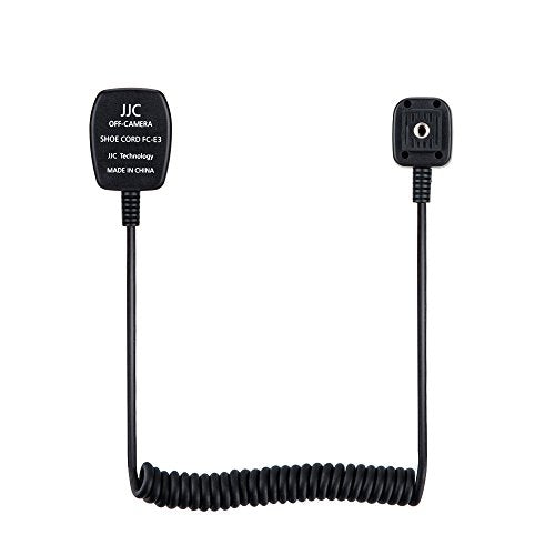 Off-Camera Flash TTL Cord for Canon, Flash Sync Cable Replaces OC-E3, 1.3m Replaces Canon OC-E3
