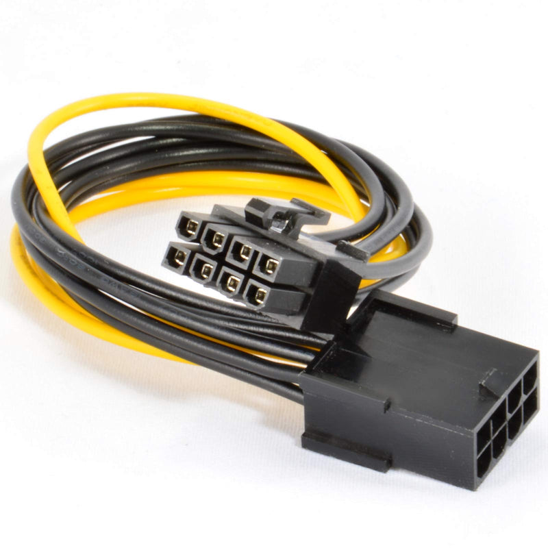 [Australia - AusPower] - JacobsParts 8-Inch 8 pin PCI Express PCI-E Power Extension Cable for Video Card 