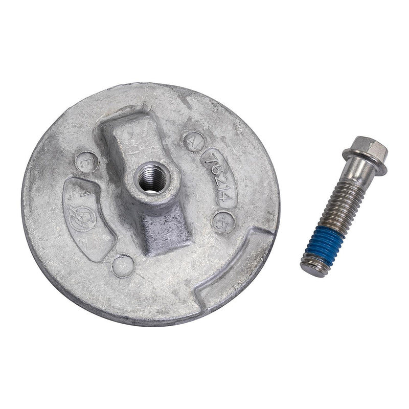 Quicksilver 76214Q5 Aluminum Anti-Ventilation Plate Anode for Mercury, Mariner, Force, and MerCruiser Outboards and Sterndrives