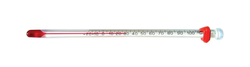 [Australia - AusPower] - Thermco ACC535S1SC Spirit Filled Thermometer for Tissue Flotation Bath, Safety Coated, -15 to 105°C Range, 1.0C Division, Total Immersion, 145mm Length -15 to 105°C Range, Safety Coated 