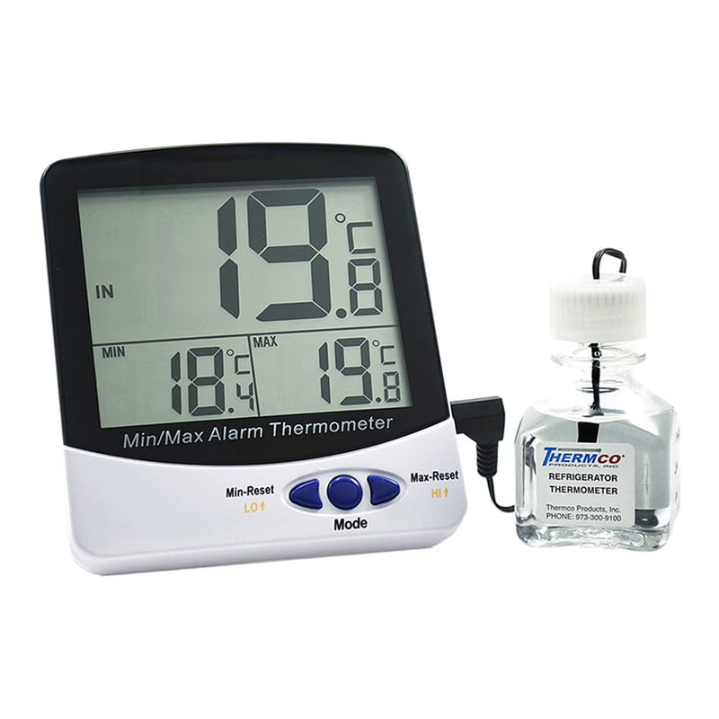 [Australia - AusPower] - Thermco ACC895AMB Large Digit Triple Display 30ml Bottle Digital Thermometer, Ambient / Room Application, -50 to 70°C Range 