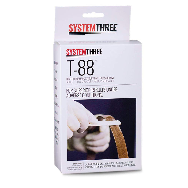 [Australia - AusPower] - System Three T-88 Epoxy Adhesive, 1 Pt Bottle, Amber 