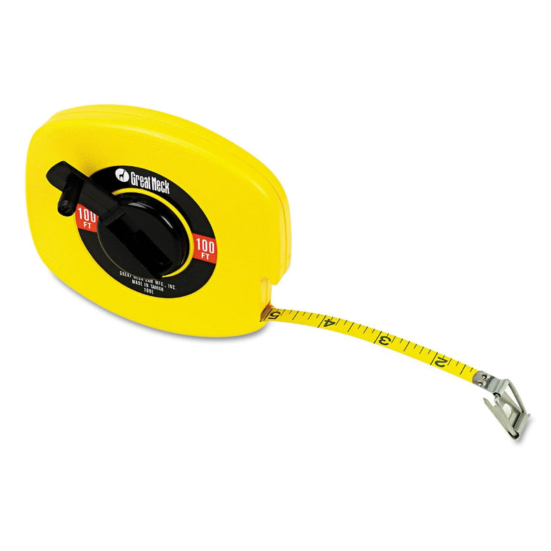 [Australia - AusPower] - GreatNeck 100E English Rule Measuring Tape, 3/8 Inch x 100 Feet 