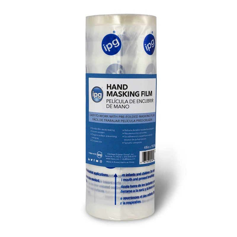 IPG Hand Masking Film, 48" x 180 ft, Clear (Single Roll)