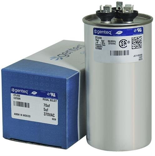 [Australia - AusPower] - GE Genteq Round Capacitor 70 5 uf MFD 370 Volt 27L633BZ3 27L633 