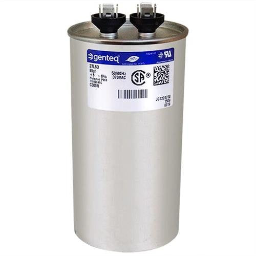 [Australia - AusPower] - GE Genteq Round Capacitor 80 uf MFD 440 Volt 27L322BZ3 27L322 