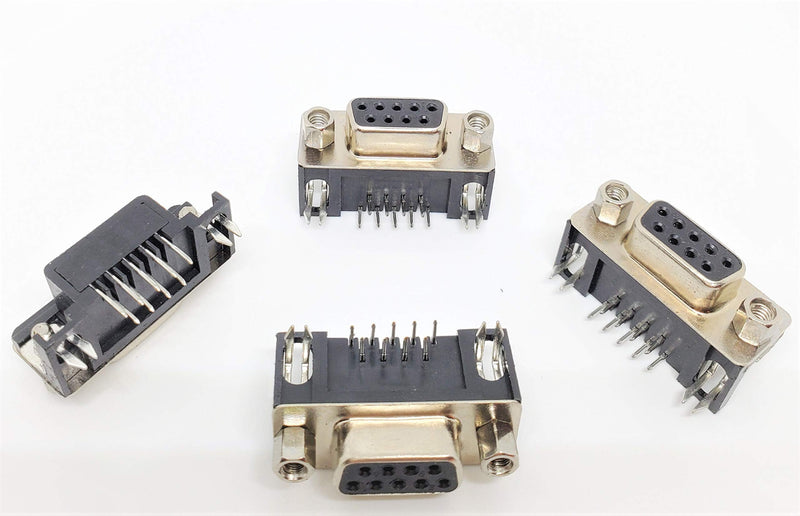 [Australia - AusPower] - PC Accessories - Connectors Pro DB9 Female Right Angle PCB Mount Connector, 90 Degree D-Sub, 10-Pack 
