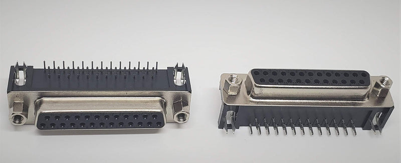 [Australia - AusPower] - PC Accessories- - Connectors Pro 10-PK DB25 Female Right Angle PCB Mount Connector, 90 Degree D-Sub 10-Pack 