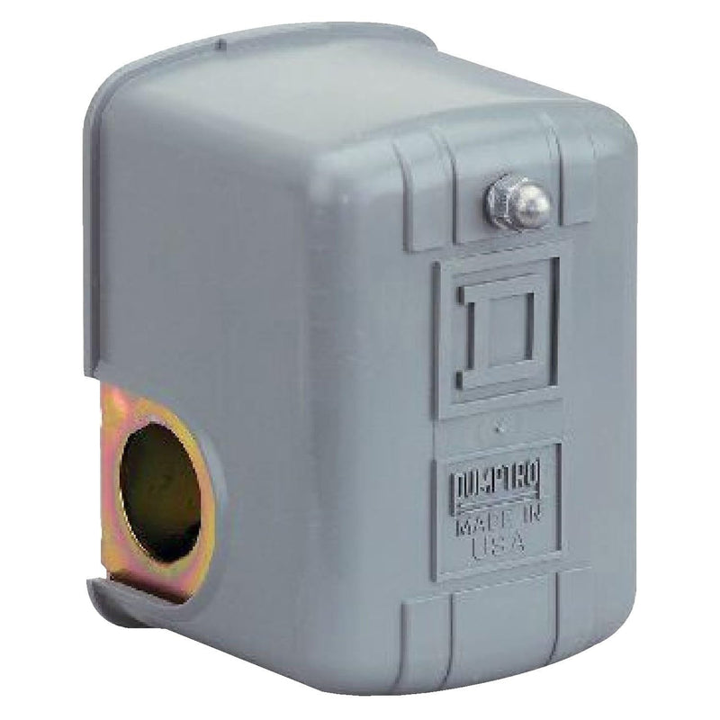 Telemecanique Sensors 9013FRG62J23 Air-Pump Pressure Switch, Nema 1, 40-20 Psi Pressure Setting, 20-30 Psi Cut-Out, 20-75 Psi Reverse-Acting Adjustable Differential
