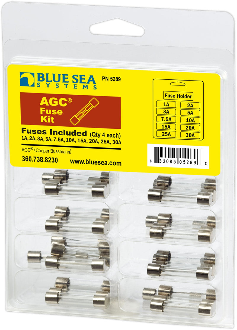 Blue Sea Systems AGC Fuses 40 Assorted 40 Pack