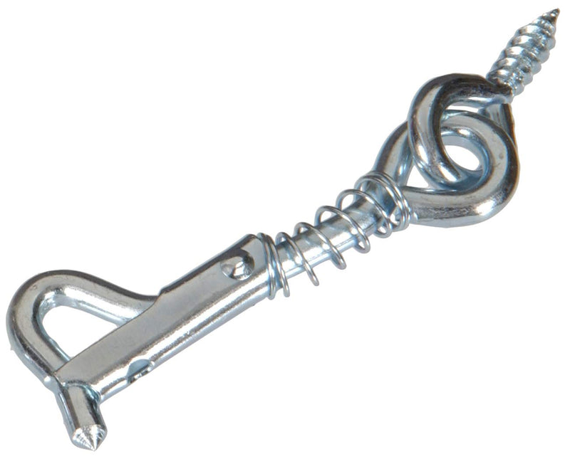 [Australia - AusPower] - 592782 Safety Hook and Eye, Zinc, 2-1/2-Inch 1-Pack 1 Count (Pack of 1) 
