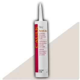 TEC Accucolor Siliconized Unsanded Acrylic Caulk 931 Std White