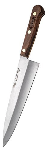 Case XX WR Household Kitchen Knife, Tru-Sharp Stainless Steel Blade, Made In USA Walnut Chef's Knife