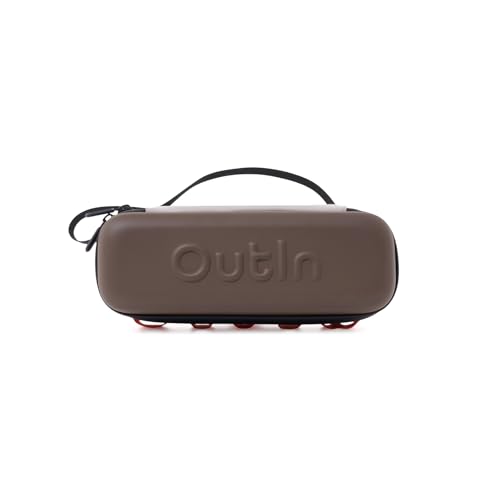 OutIn EVA protective case in maple brown, portable hard shell travel bag for tools
