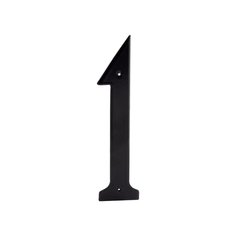 Montague Metal Products Standard Font Individual House Number, 1, 12-Inch
