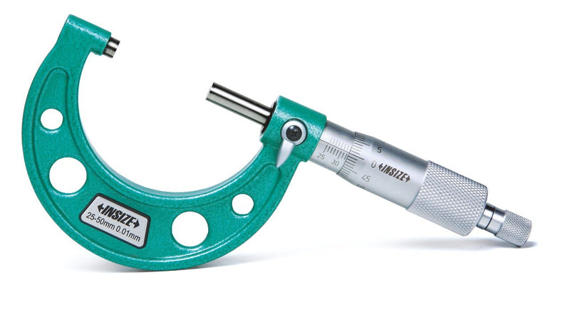 [Australia - AusPower] - INSIZE 3203-100A Outside Micrometer, 75 mm - 100 mm, Graduation 0.01 mm 