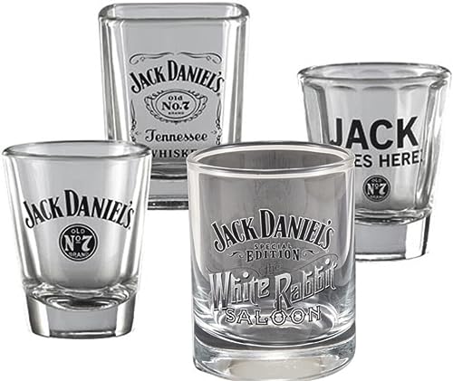 Jack Daniel's Set of 4 Shot Glasses - 5230