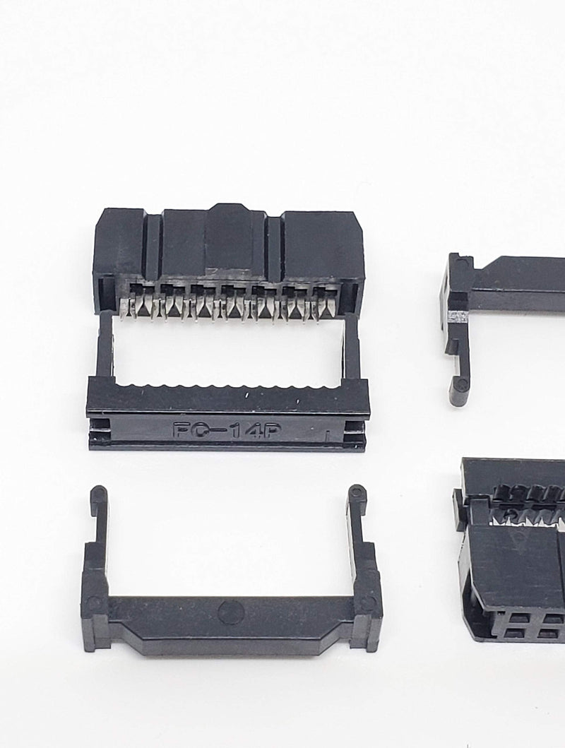 [Australia - AusPower] - Pc Accessories - 25-Pack 2X7 14P FC 2.54mm 0.5" Dual Row IDC Sockets, 14 Pins Female Connectors 25-PK 