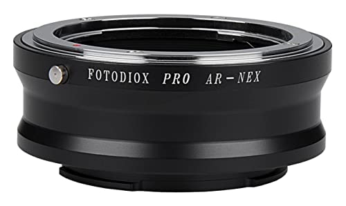 Fotodiox Pro Lens Mount Adapter, Konica AR Lens to Sony NEX (E-Mount) Camera Body, for NEX-3, NEX-3N, NEX-5, NEX-5R, NEX-6 NEX-7