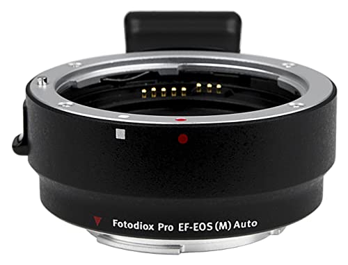 Fotodiox Pro Lens Mount Adapter with Auto-Exposure, Auto-Focus and Auto-Aperture, Canon EOS EF EFs Lens to EOS M EF-m Camera Body Canon EOS EF/EF-S (Auto)