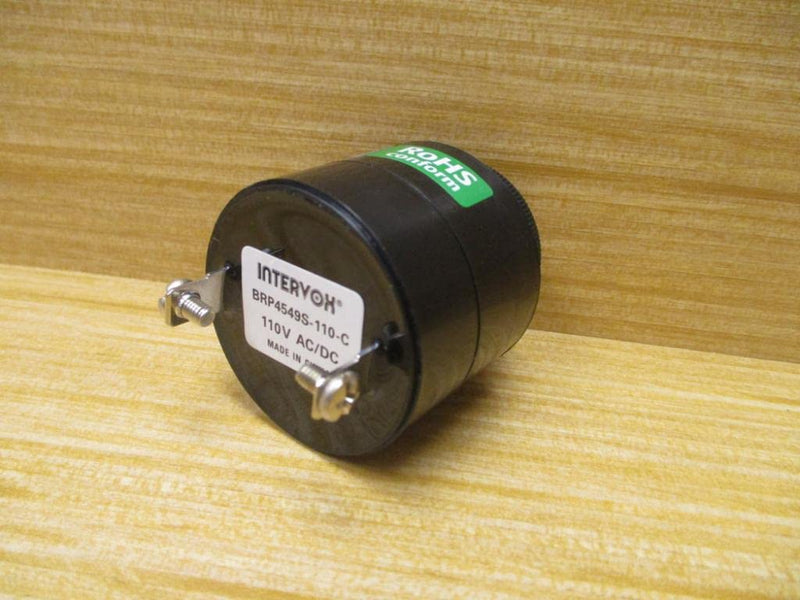 [Australia - AusPower] - ICC/Intervox BRP4549S-110-C, Buzzer, AC; 30 to 120 VAC; 90 dB @ 30 cm; 2900 500 Hz; 20 mA (Max.); 
