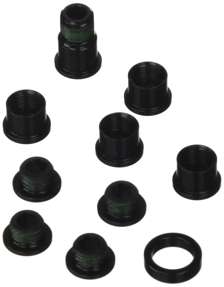 [Australia - AusPower] - SRAM Chainring Bolt Kit 5 Arm for Red 2013 (Hidden Bolt), 11.6918.000.001 - Aluminium Black 